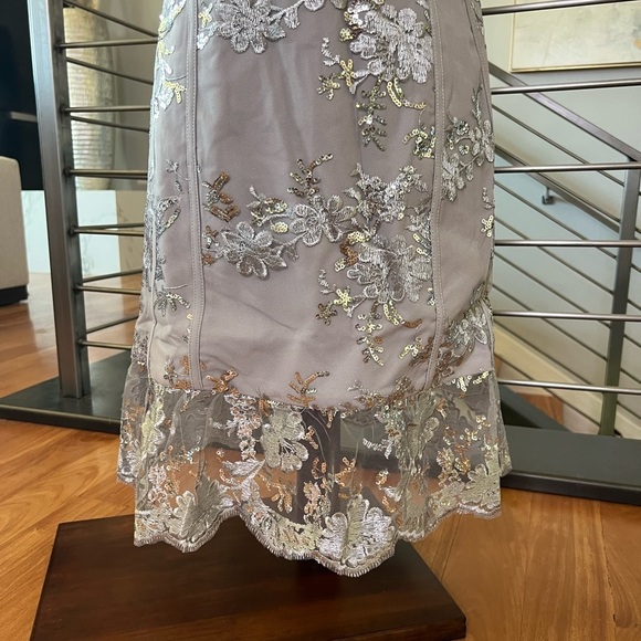 NBD Harper Mini Dress in Silver - Picture 3 of 12